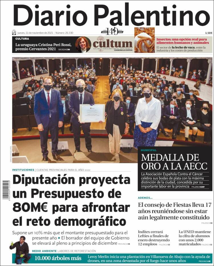 Portada de Diario Palentino (España)