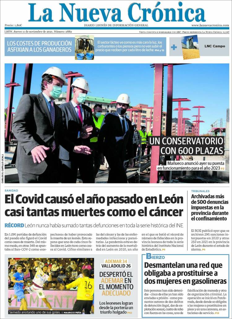 Portada de La Nueva Crónica (España)