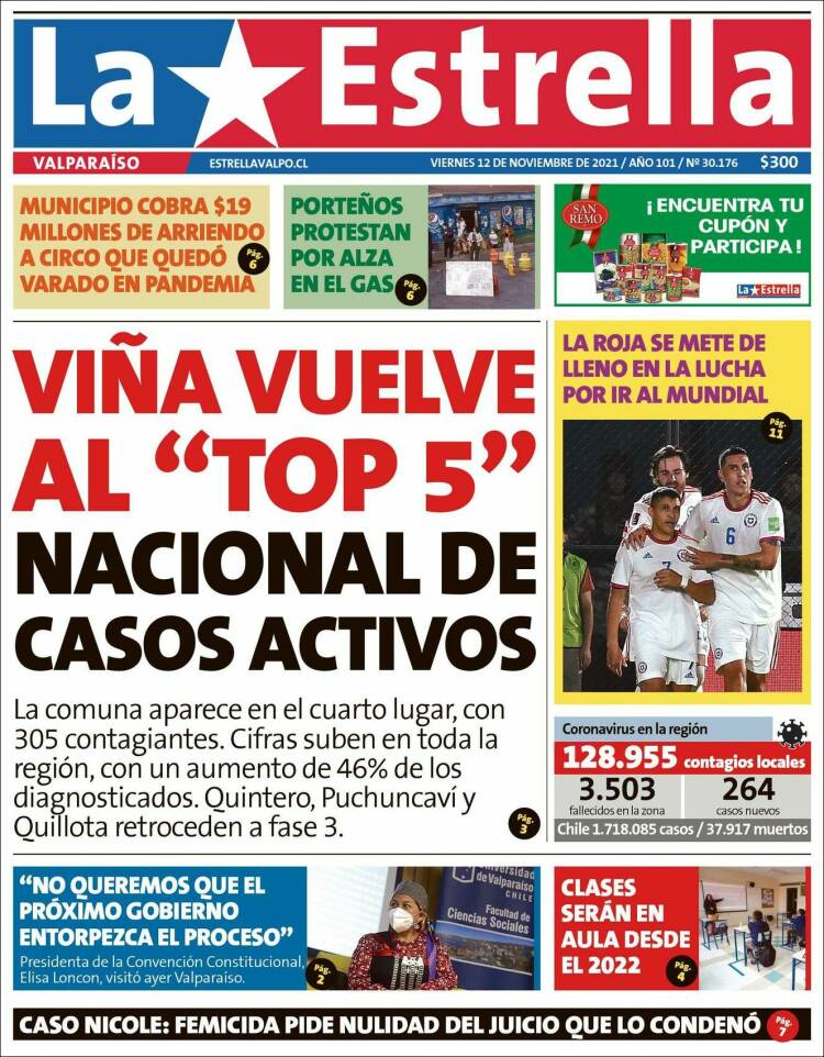 Portada de Estrella de Valparaiso (Chile)
