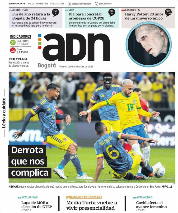 Portada de ADN - Bogotá (Colombia)