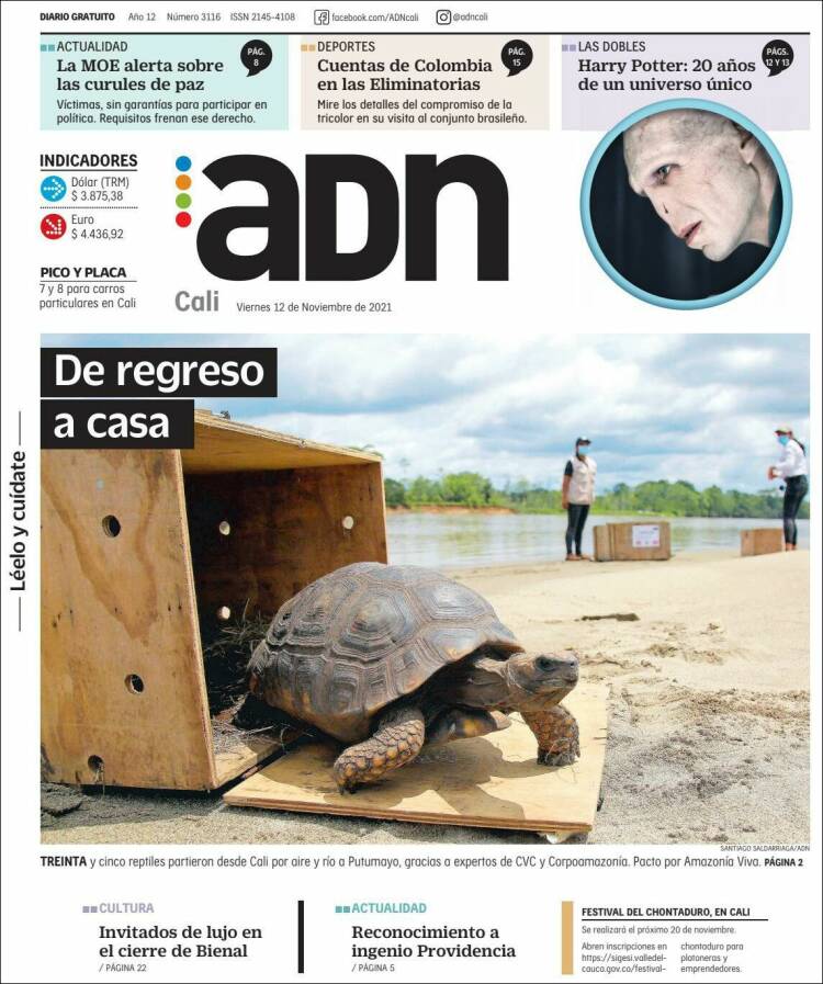 Portada de ADN - Cali (Colombia)