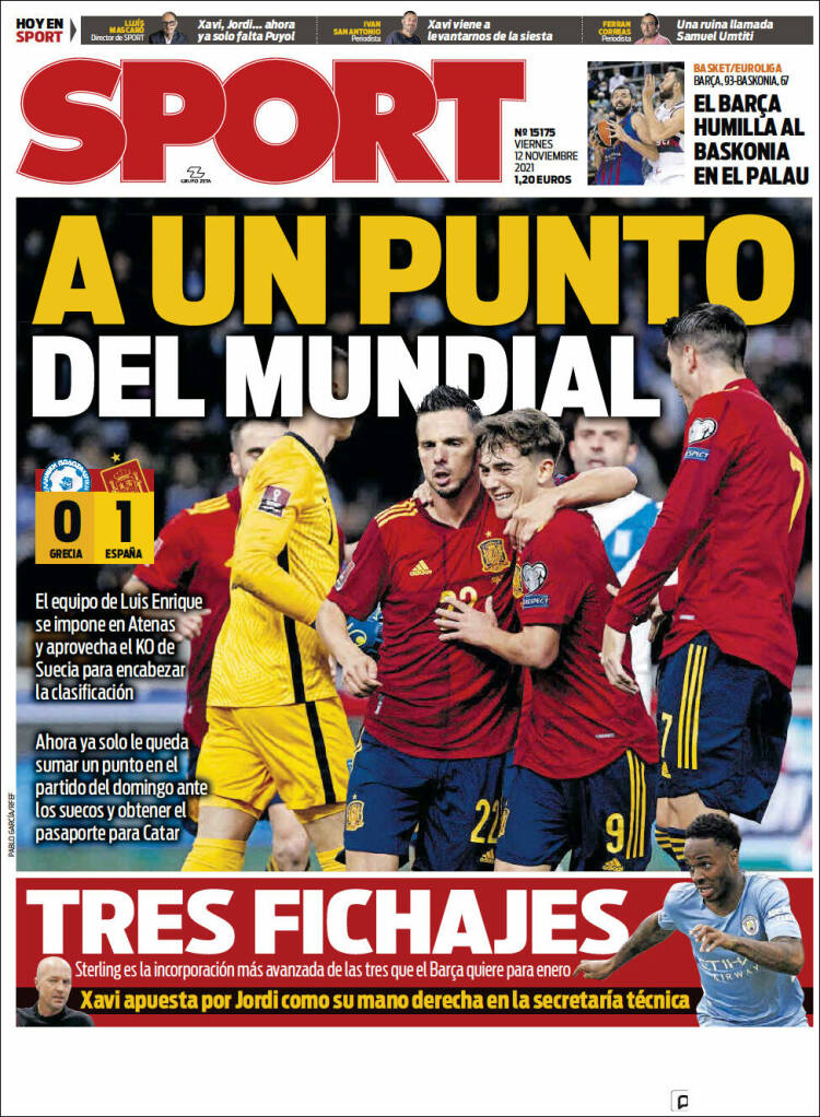 Portada de Sport (Espa&ntilde;a)