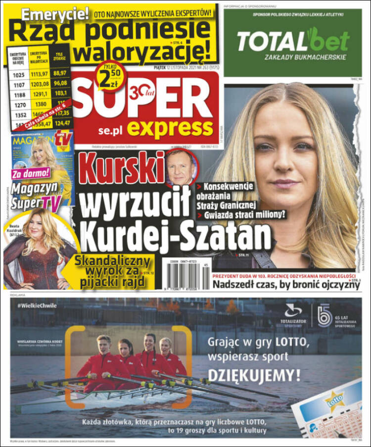 Portada de Super Express (Polonia)