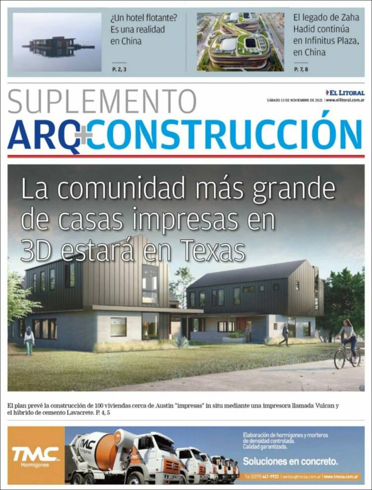 Portada de El Litoral Corrientes (Argentina)