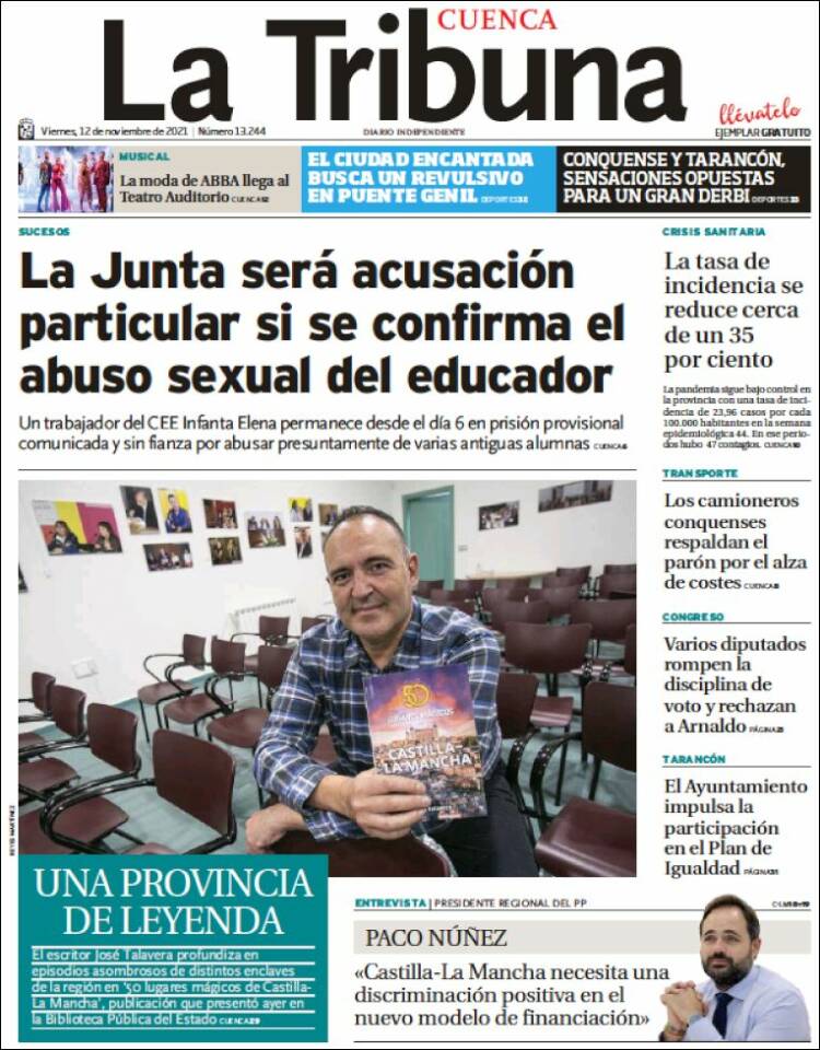 Portada de La Tribuna de Cuenca (Espa&ntilde;a)