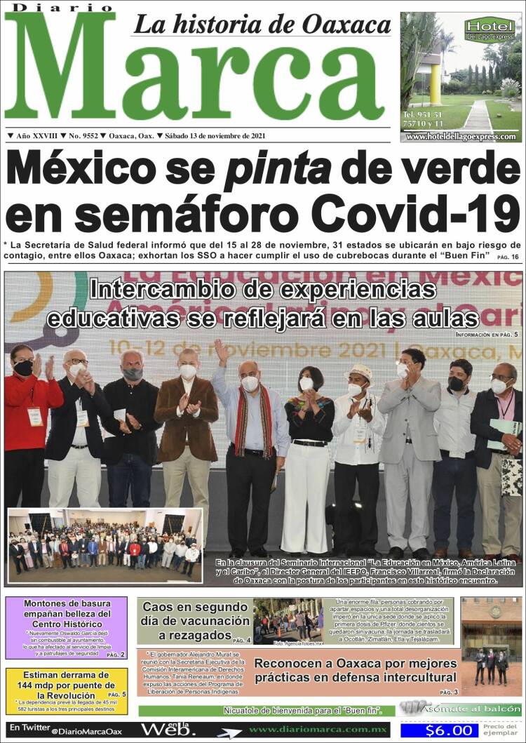Portada de Diario Marca (M&eacute;xico)