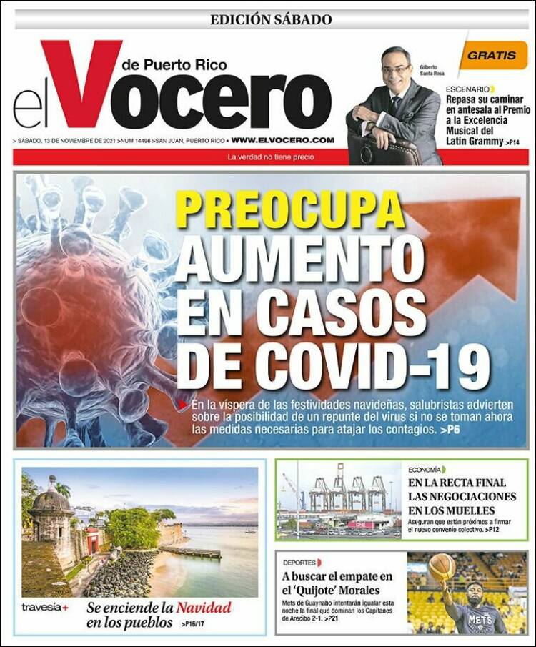 Portada de Vocero (Puerto Rico)