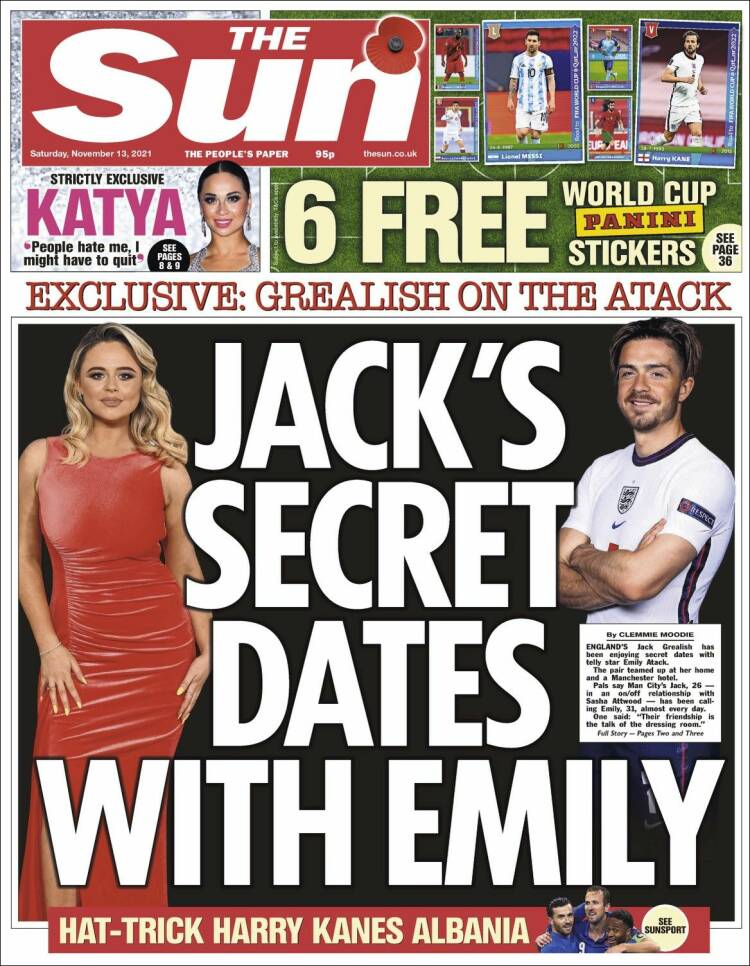 Portada de The Sun (Reino Unido)