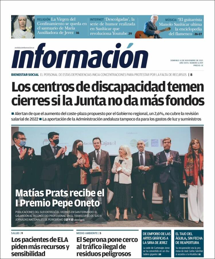 Portada de Información - Cadiz (Espa&ntilde;a)