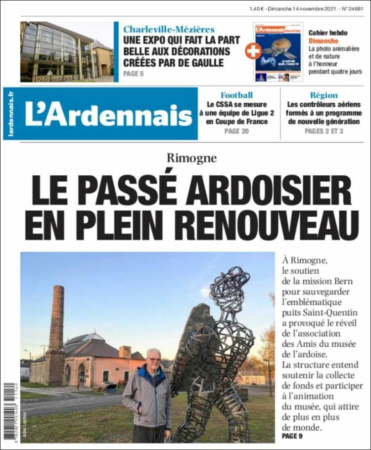Portada de L'Ardenais (Francia)