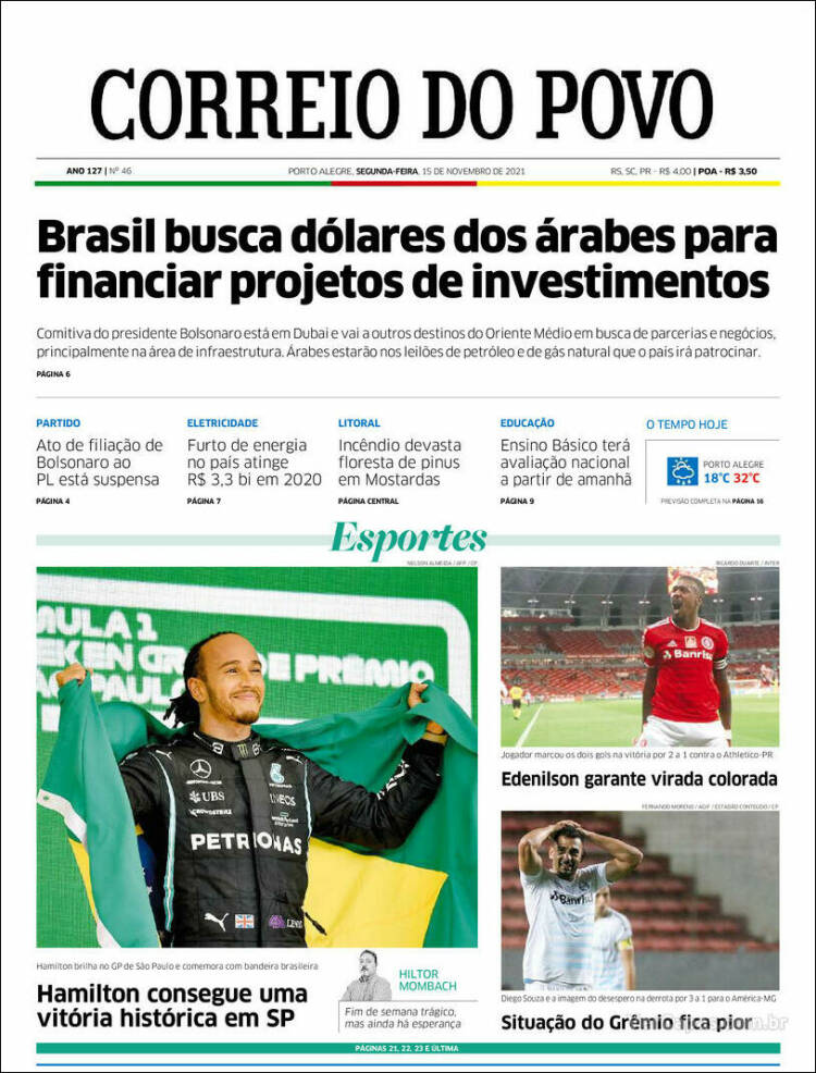 Portada de Correio Do Povo (Brasil)