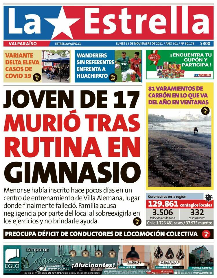 Portada de Estrella de Valparaiso (Chile)