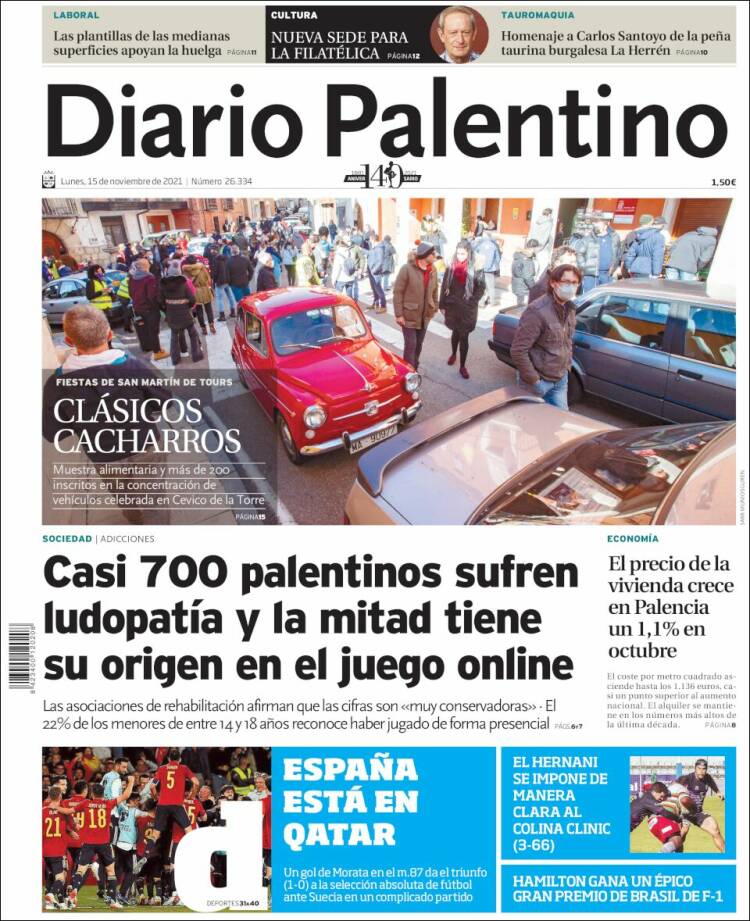 Portada de Diario Palentino (España)