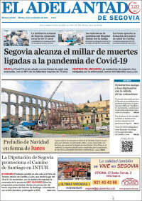 Portada de El Adelantado de Segovia (Espagne)