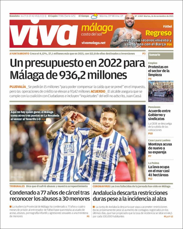 Portada de Viva Málaga (España)