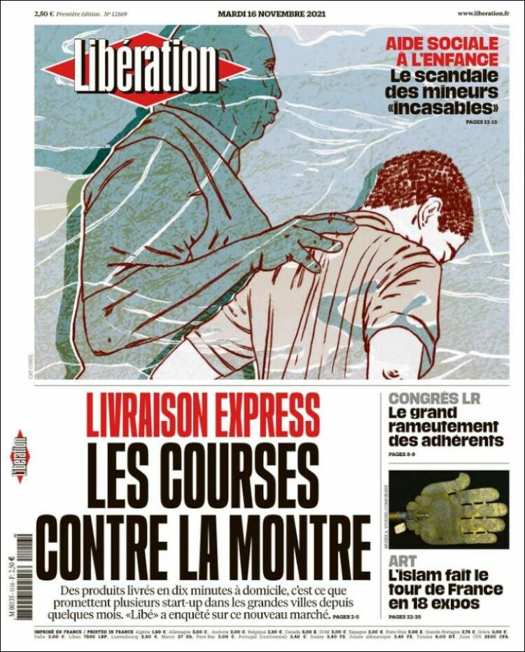 Portada de Libération (France)
