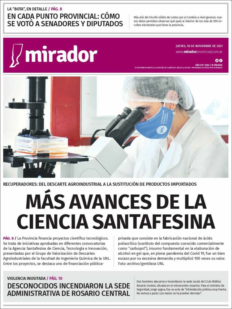 Portada de Mirador Provincial (Argentina)