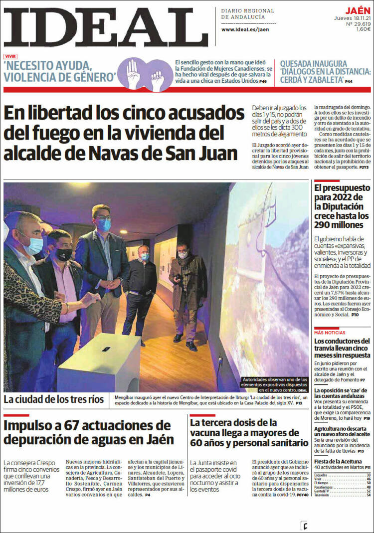 Portada de El Ideal de Jaén (Espa&ntilde;a)