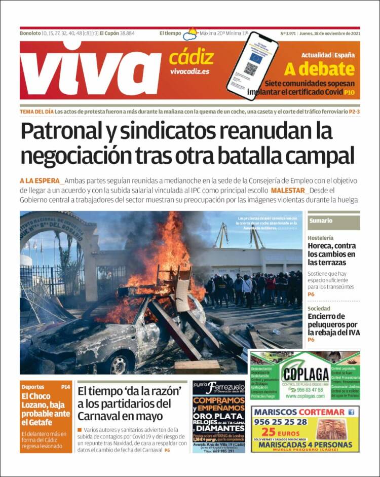Portada de Información - Cadiz (Espa&ntilde;a)