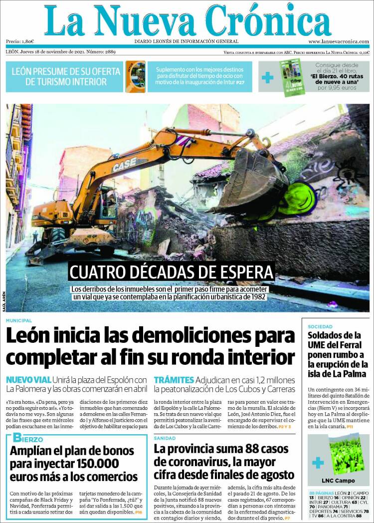 Portada de La Nueva Crónica (Espa&ntilde;a)