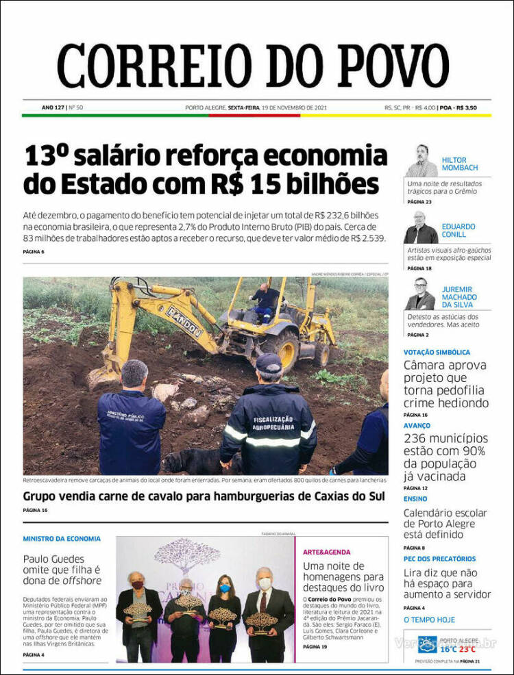 Portada de Correio Do Povo (Brasil)