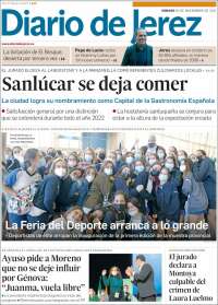 Portada de Diario de Jerez (España)