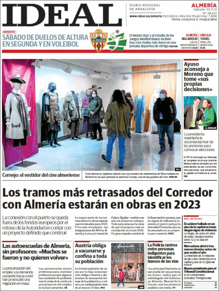 Portada de Ideal Almeria (España)