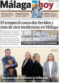 Portada de Málaga Hoy (España)