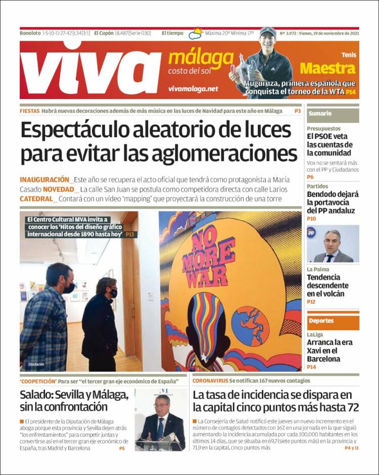 Portada de Viva Málaga (España)