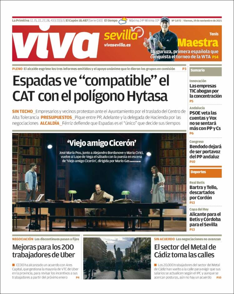 Portada de Viva Sevilla (España)