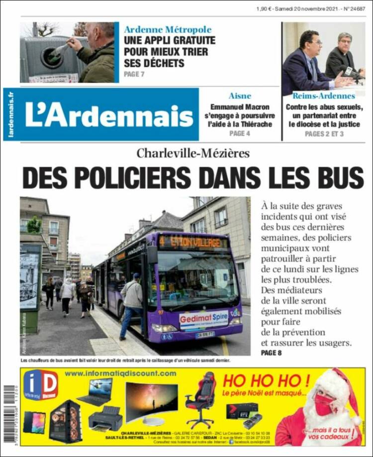 Portada de L'Ardenais (Francia)