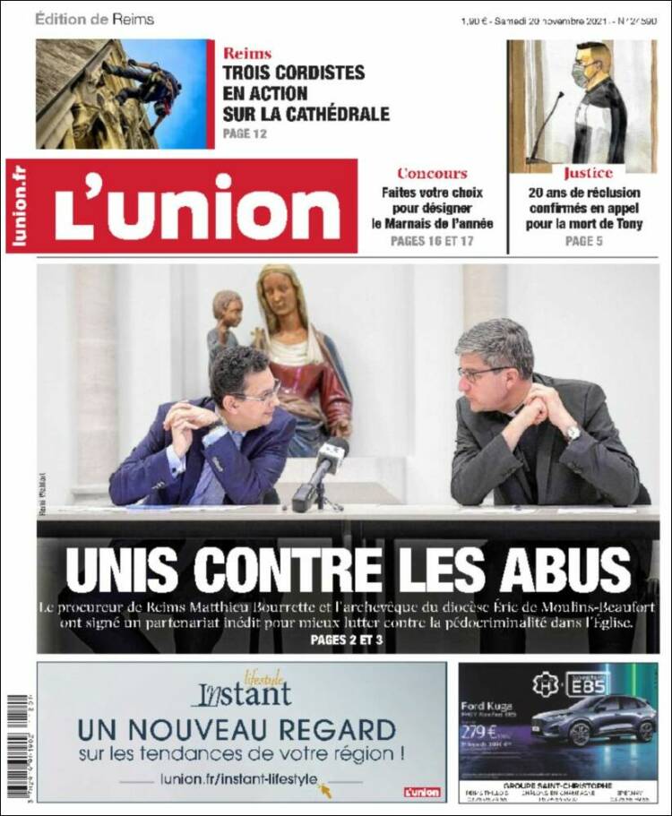 Portada de L'Union (Francia)