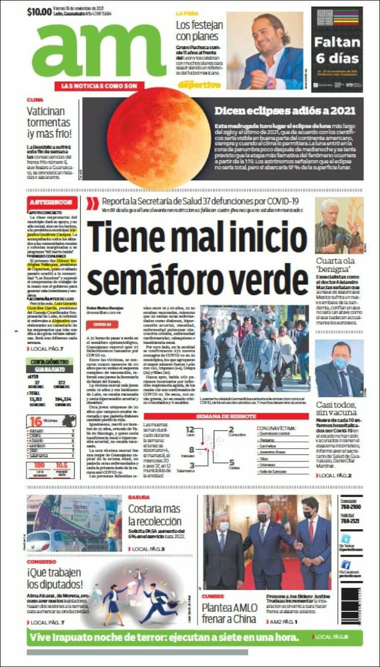 Portada de Al Día A.M. (M&eacute;xico)