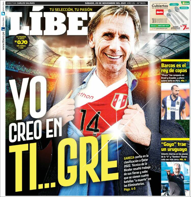 Portada de Líbero (Per&uacute;)