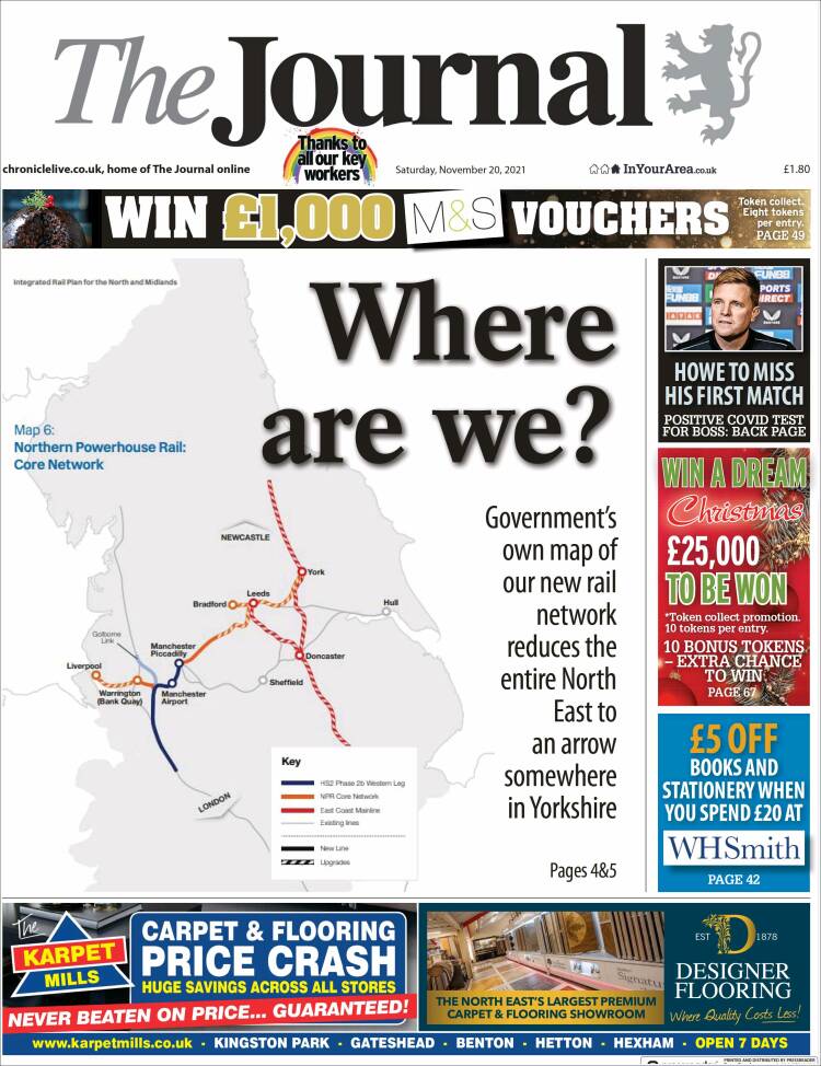 Portada de The Journal (Reino Unido)