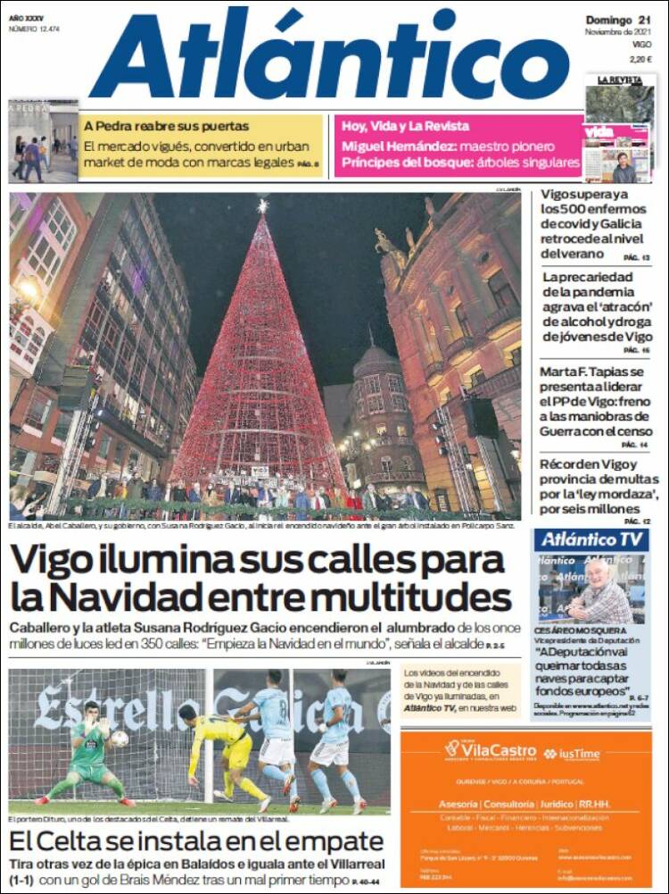 Portada de Atlántico Diario (Espa&ntilde;a)