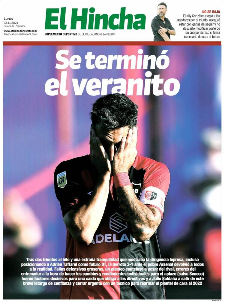 Portada de El Hincha (Argentina)