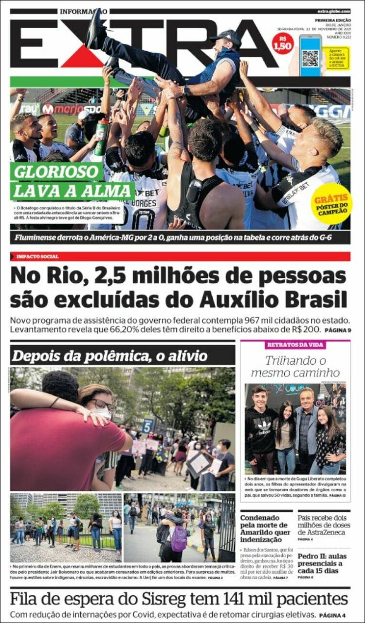 Portada de Extra (Brasil)