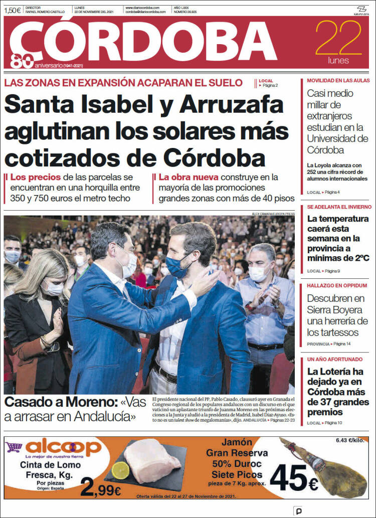 Portada de Diario de Córdoba (Espa&ntilde;a)