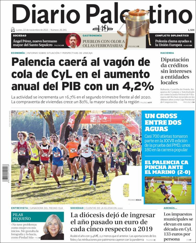 Portada de Diario Palentino (Espa&ntilde;a)