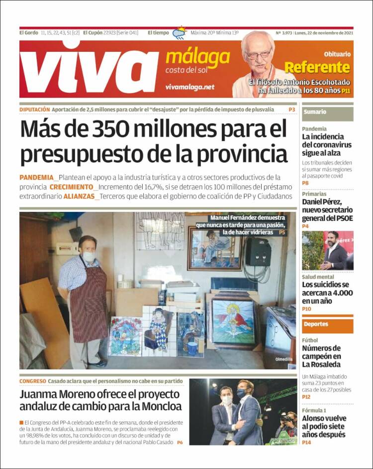 Portada de Viva Málaga (Espa&ntilde;a)