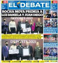 Portada de El Debate de Culiacán (M&eacute;xico)