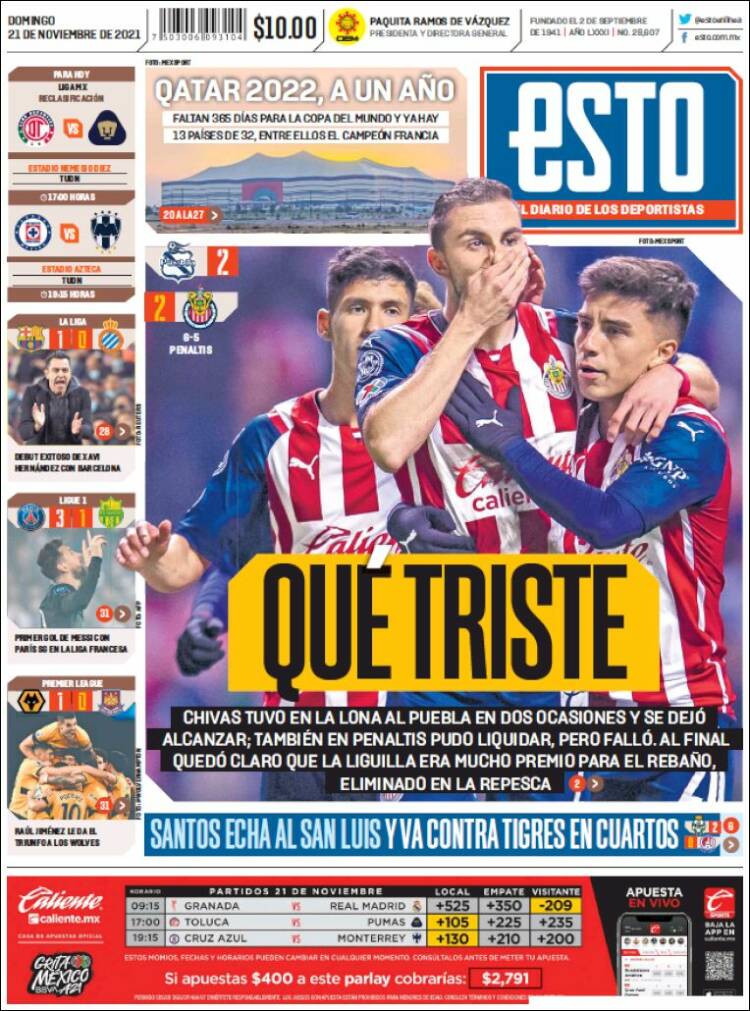 Portada de Esto (M&eacute;xico)