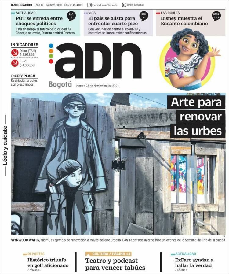Portada de ADN - Bogotá (Colombia)