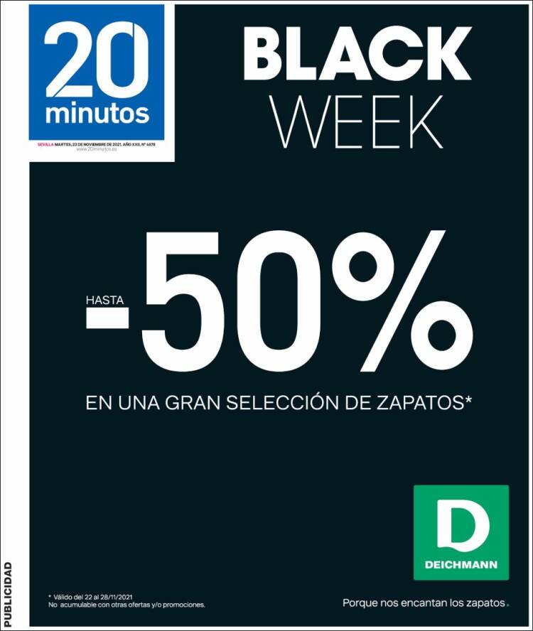 Portada de 20 Minutos - Sevilla (Espa&ntilde;a)