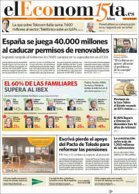 Portada de El Economista (Espa&ntilde;a)