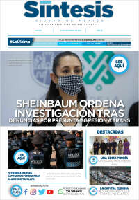 Portada de Síntesis Nacional (México)