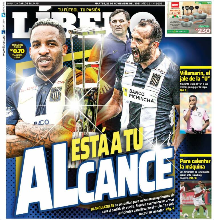 Portada de Líbero (Per&uacute;)