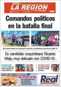 Portada de Diario La Región de Coquimbo (Chile)