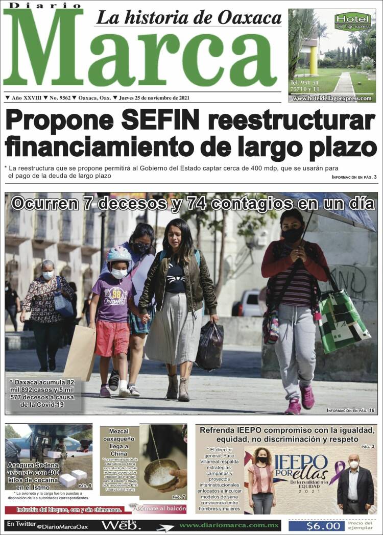 Portada de Diario Marca (México)